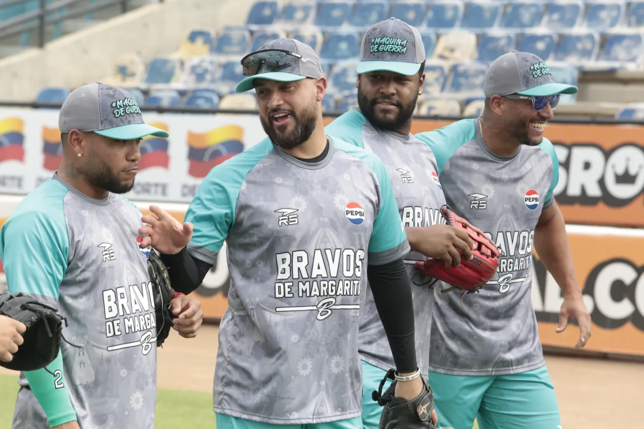 Alexi Amarista, Francisco Arcia, Moisés Gómez y David Peralta